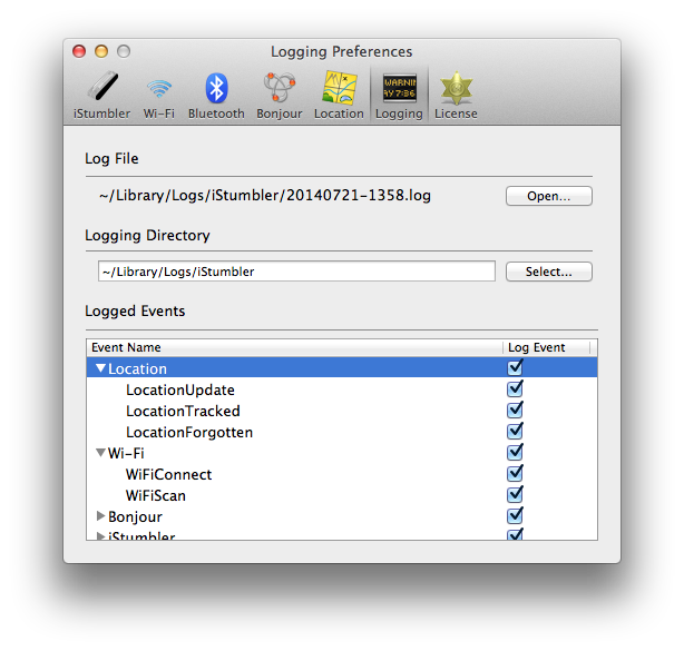 remove istumbler macos location services preference